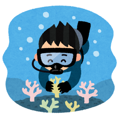 海中の人